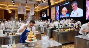 Concurso internacional de pastelería en gran salón
